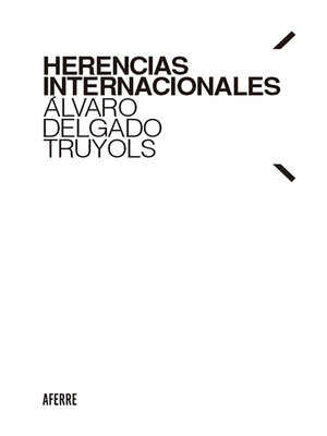 cover image of Herencias internacionales
